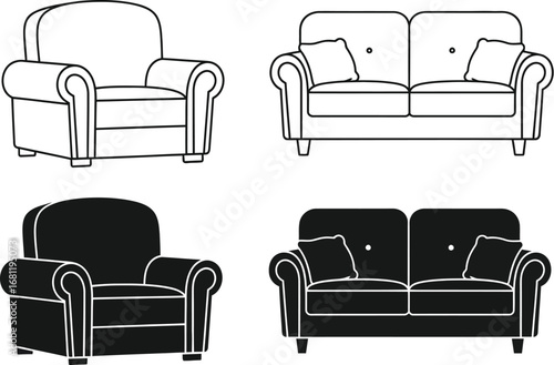 Find the best sofa and armchair furniture for your living room