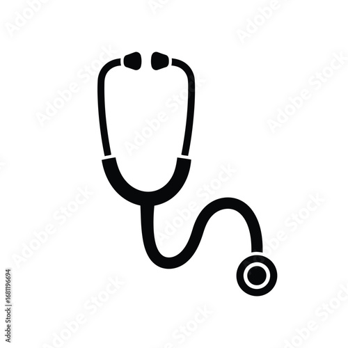Vector illustration of stethoscope medical health care tool