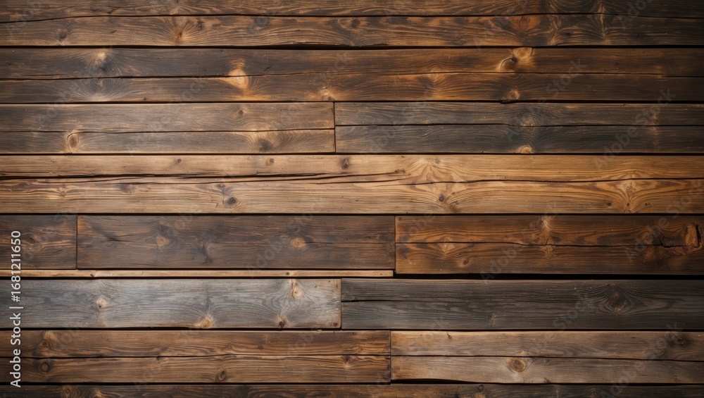 Obraz premium Textured background featuring timber wood wall panels in barn style