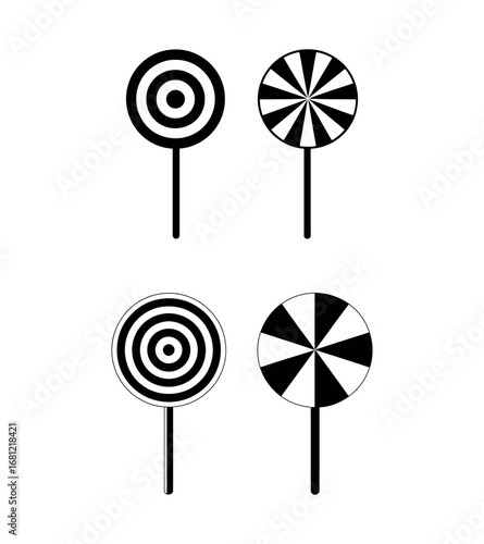 darts on white background
