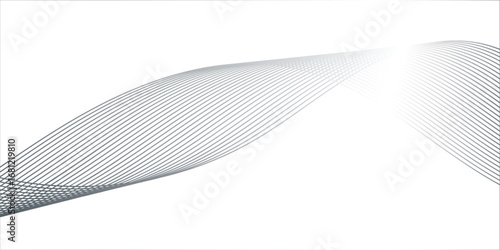 Abstract perspective motion with smooth fluid dimensional swirl