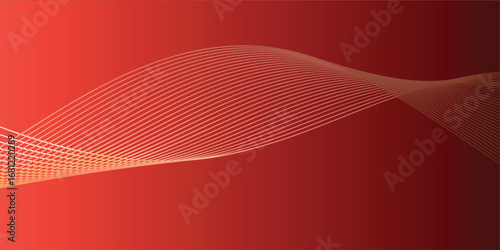 Abstract minimal curve design with smooth flowing structure