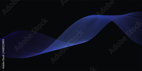Abstract flowing grid pattern with artistic futuristic style