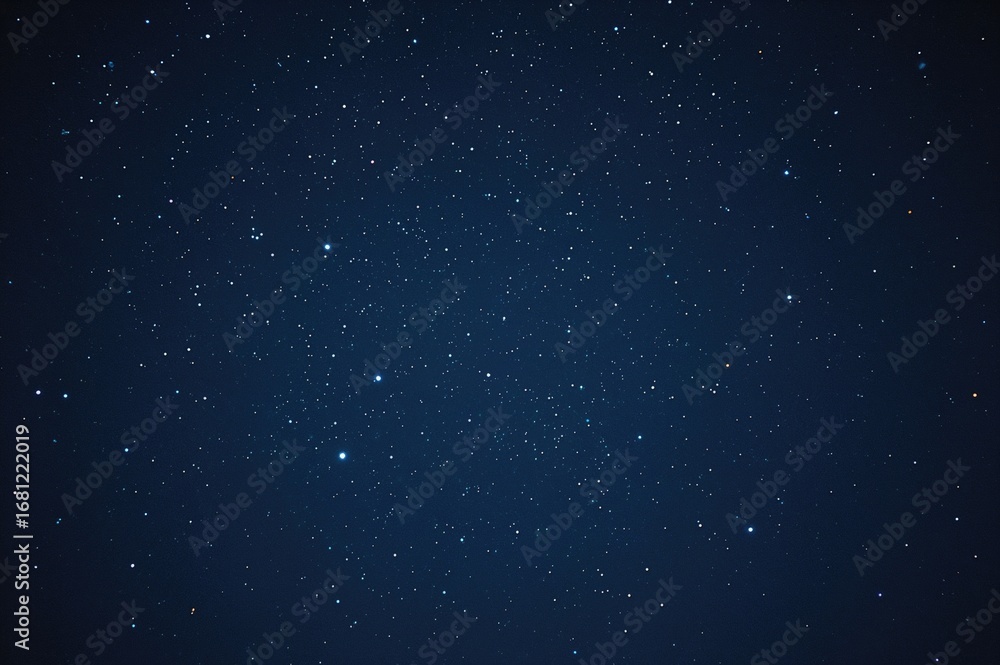 Obraz premium The dark sky dotted with tiny stars