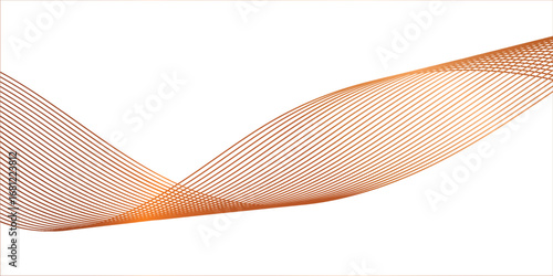 Abstract gradient background with futuristic flowing perspective