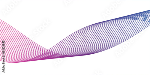 Abstract elegant swirl pattern with smooth digital motion