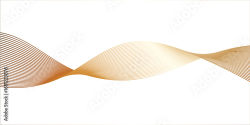 Artistic futuristic abstract wave with minimal dimensional depth