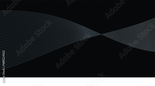 Abstract futuristic mesh design with smooth artistic movement