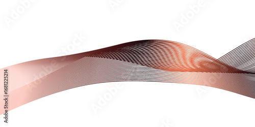 Elegant digital structure with abstract futuristic motion design