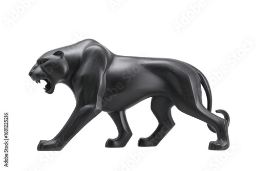 a lion nordic minimalist modern sculpture style