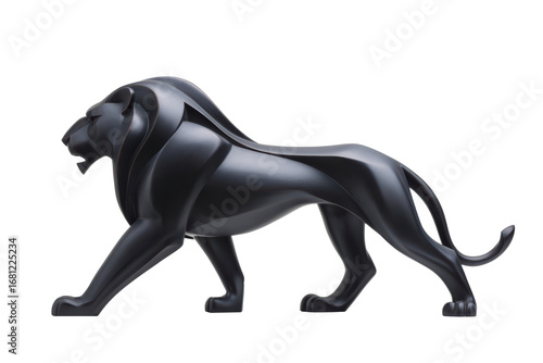 a lion nordic minimalist modern sculpture style