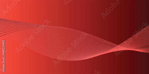 Minimal abstract motion design with decorative futuristic pattern