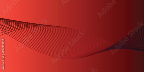 Minimal abstract motion design with decorative futuristic pattern