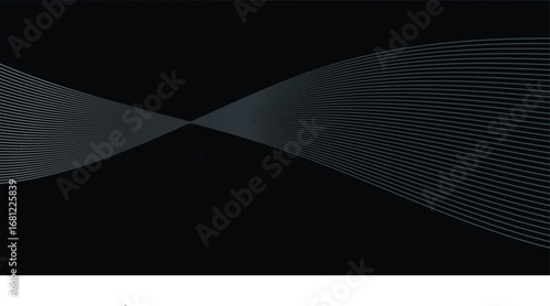 Modern abstract digital flow with dimensional futuristic movement