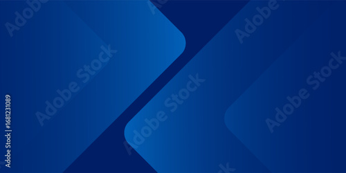 Abstract blue background with glowing geometric lines. Modern blue gradient square shape design. Futuristic technology concept. Suit for brochure, corporate, website, poster, banner, cover modern
