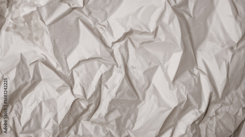 Obraz premium Background featuring white paper with creased texture