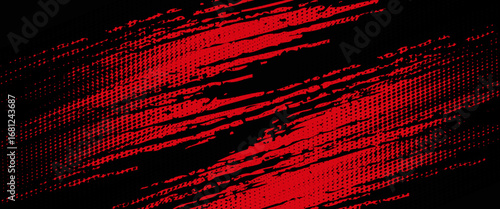 Background, contrast red and black color abstract template for business design. Technology style. You can use it for advertising, sports posters, templates, business presentations. Vector illustration
