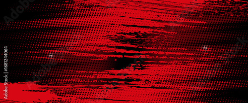 Background, contrast red and black color abstract template for business design. Technology style. You can use it for advertising, sports posters, templates, business presentations. Vector illustration