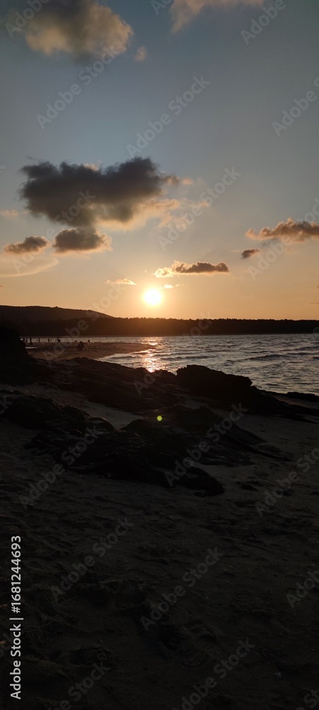 Obraz premium sunset on the beach