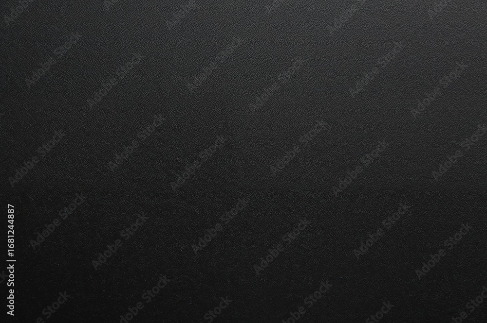 Fototapeta premium Wallpaper with solid black leather texture
