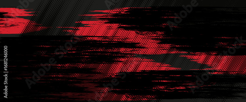 Background, contrast red and black color abstract template for business design. Technology style. You can use it for advertising, sports posters, templates, business presentations. 
