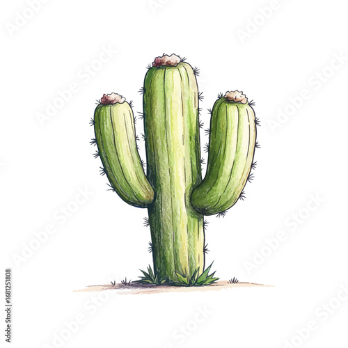cactus hand drawn illustration