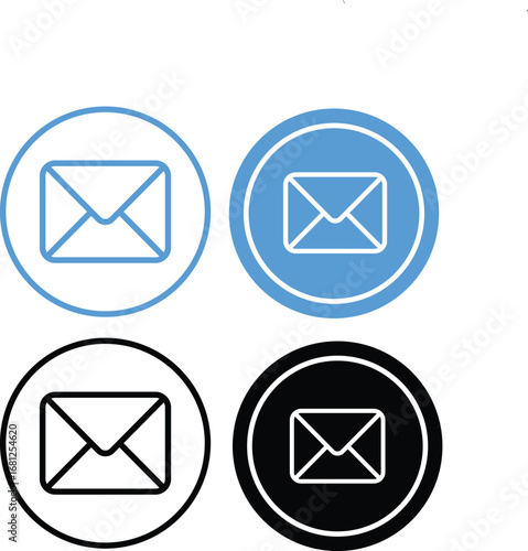e mail icons, Mail and Messaging Symbol

