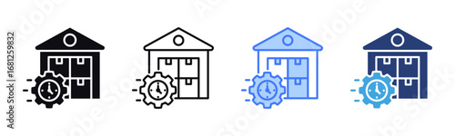 Just In Time icon sheet multiple style collection