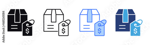 Product icon sheet multiple style collection