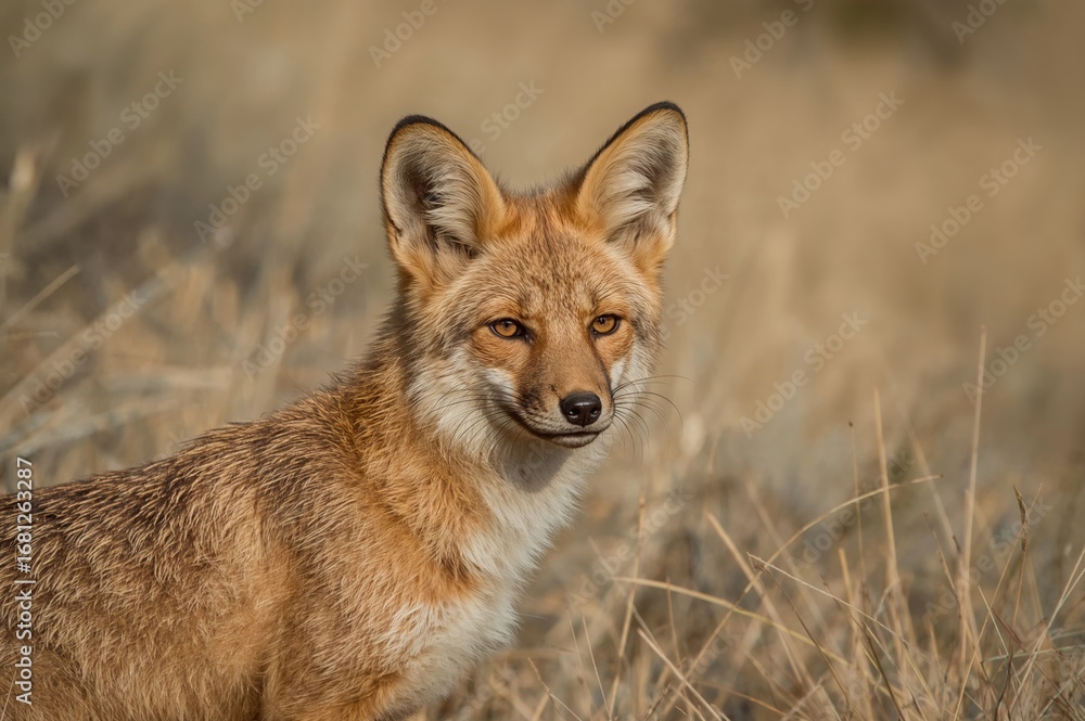 Fototapeta premium Rare fox species from India