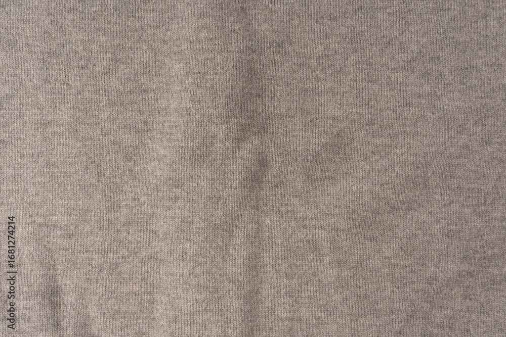 Fototapeta premium Soft grey merino wool sweater texture as a background.