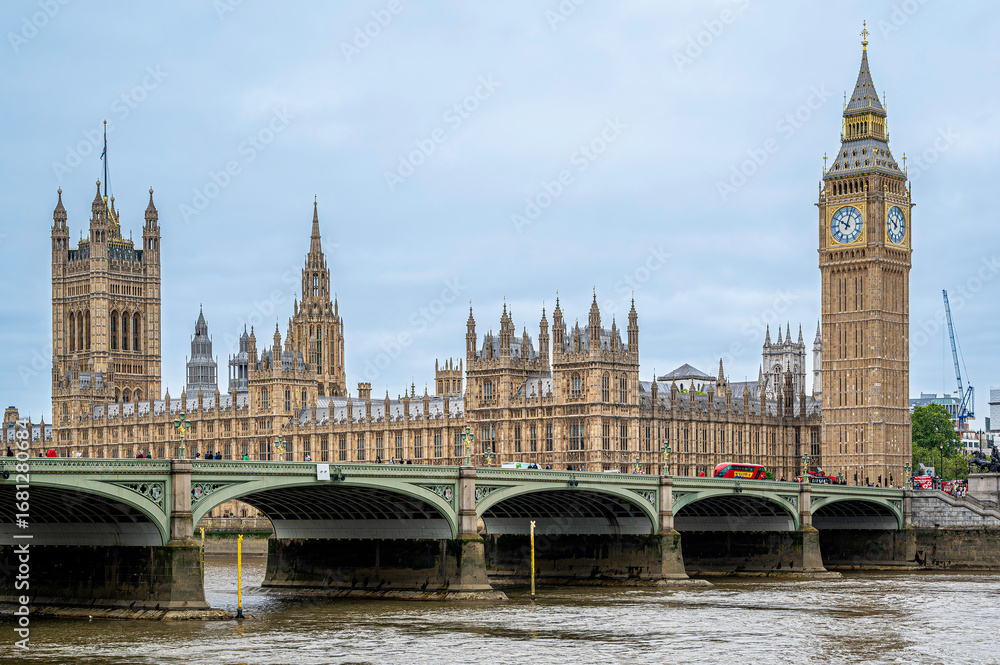 Fototapeta premium Westminster Bridge and Big Ben
