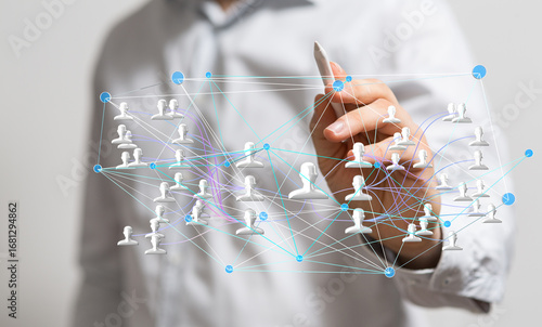 Quadro su tela Improve your career prospects with a robust professional network