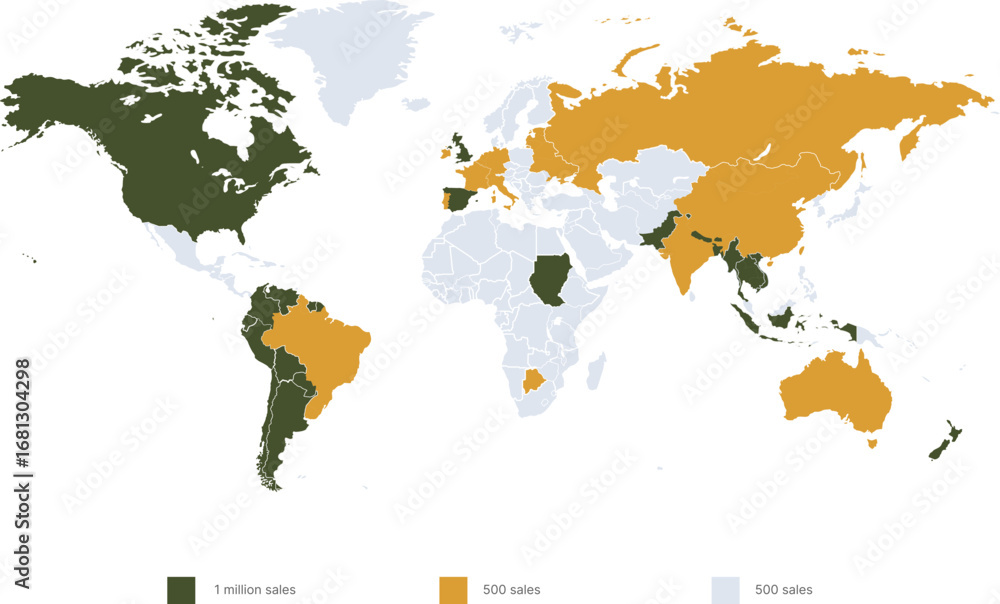Naklejka premium World Map Infographic – Global Country Data Visualization Vector