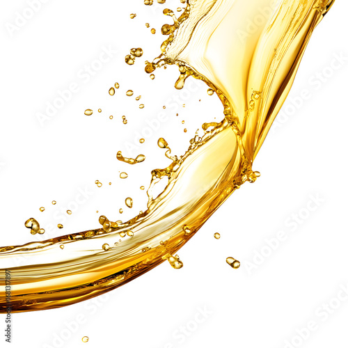 Elegant Oil Splash Creates Captivating Visual Impact