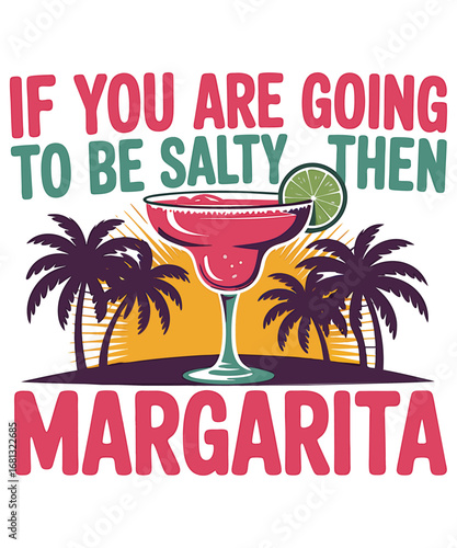 Sassy Tequila Advertisement with Hibiscus Flowers