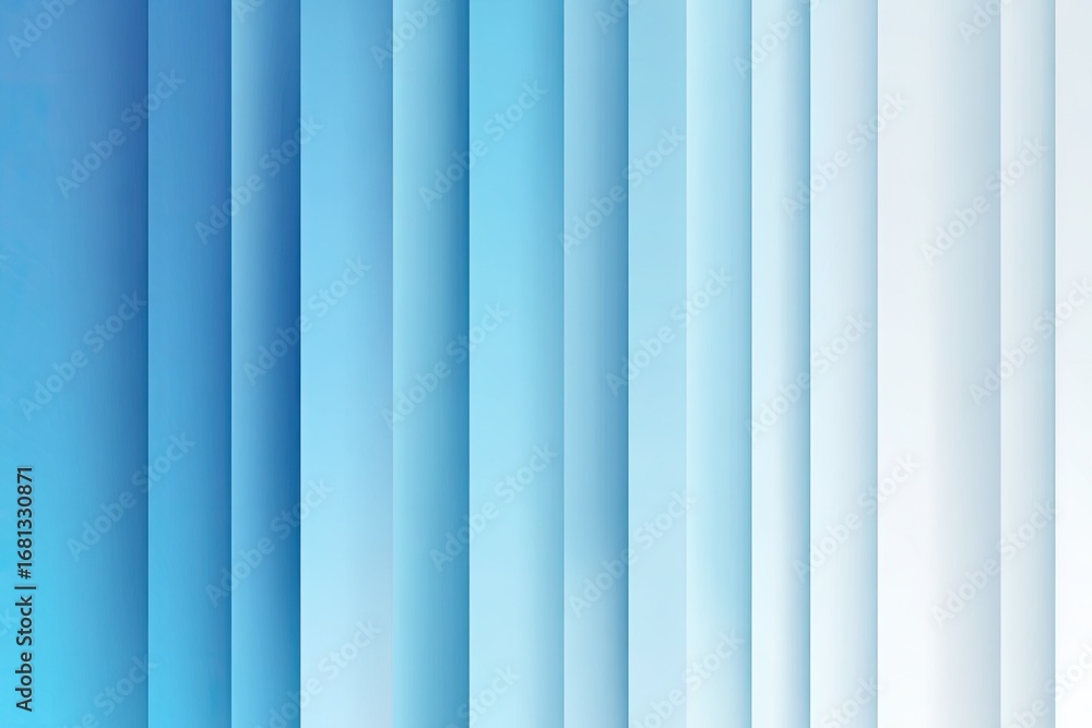 Obraz premium Vertical, gradient, blue, and white stripes