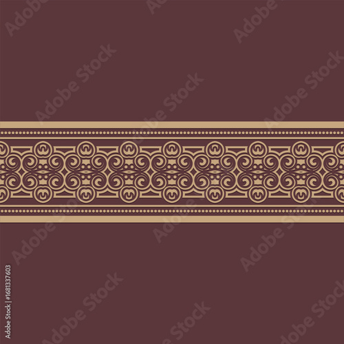 Decorative Ornate Traditional Border with Swirls Elegant Design for Scrapbooking