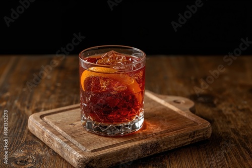 Cocktail glass filled with ...