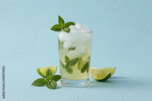 Refreshing pineapple mojito...