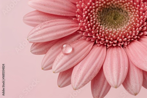 Close-Up of a Pink Gerbera ...