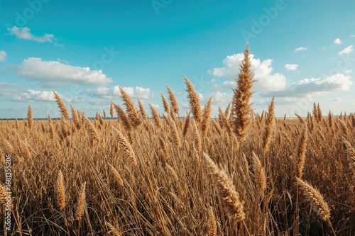 Golden pampas grass under a...