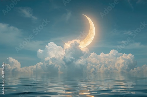 Abstract Ramadan theme feat...