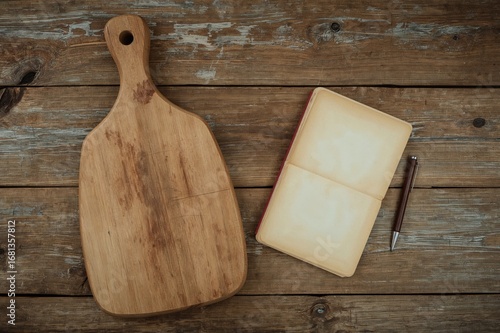 Vintage wooden chopping boa...