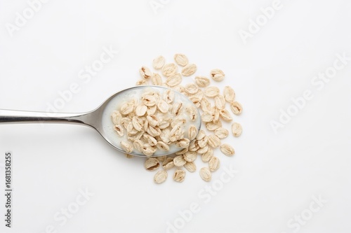 Isolated oat milk and oats ...