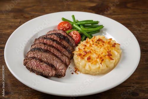 Dish Featuring Sliced Beef ...