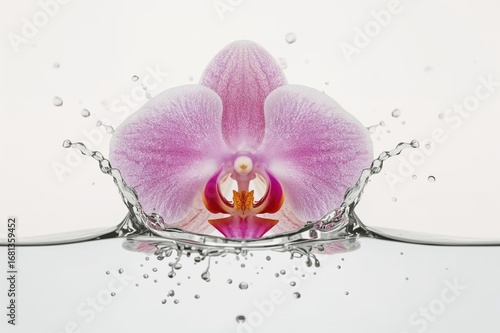 Water splash shaped like an...