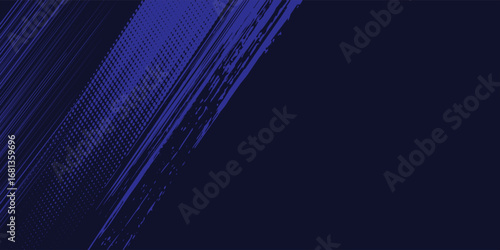 blue color pattern gradient grunge texture background. Dots pop art comics sport style vector illustration Abstract background dark blue with modern corporate concept