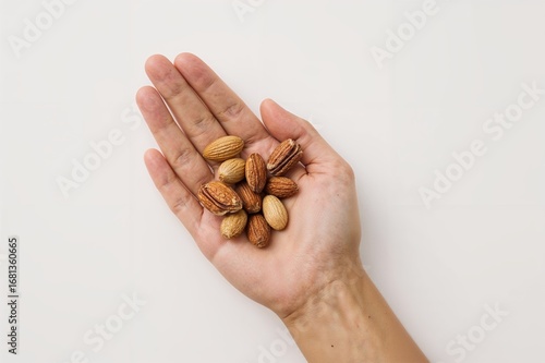 Handful of various nuts inc...