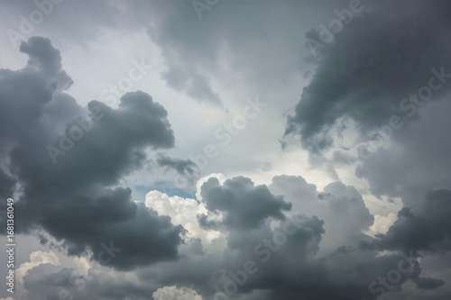 Cloudy sky filled with stor...